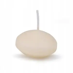 Floating tealight candle Donau Home 48×28 mm, 12 pcs, cream