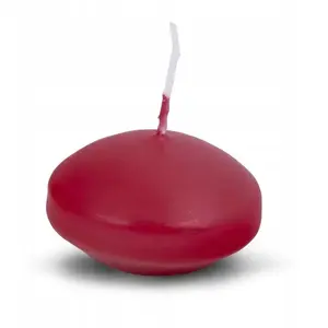 Floating tealight candle Donau Home 48×28 mm, set of 12, red