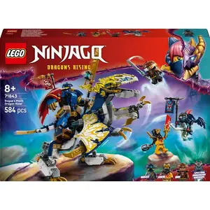 LEGO NINJAGO set 71843 Rogue’s Mech Dragon Rider — 584 pcs, 4 minifigures, 190 mm model height