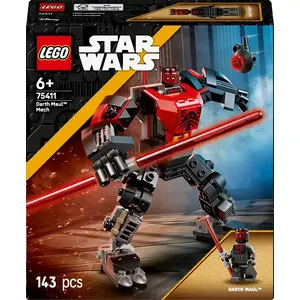 Buildable LEGO Star Wars Darth Maul Mech 75411 — 143 pieces, movable limbs, 120 mm height, 1 minifigure