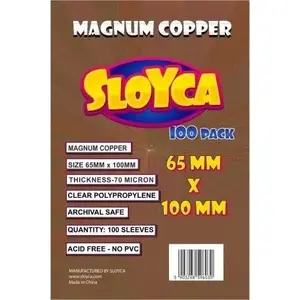 Baldar Baldar Koszulki Magnum Copper 65x100mm (100 pcs) protective sleeves