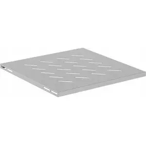 Полка для шкафа LANBERG 19" 1U 480 x 475 мм, глубина 600 мм, нагрузка до 120 кг, 4-точечный монтаж, серая