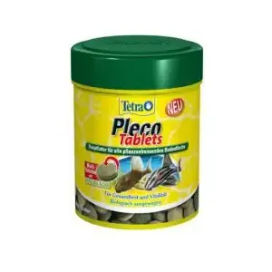 Tetra Pleco Tablets 120 tablets — Tetra fish food for plecostomus and bottom-feeding freshwater fish