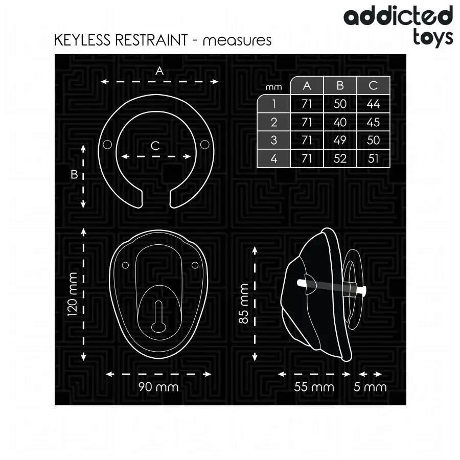 Клетка для члена ADDICTED TOYS LOCKED D-242961 Photo 5