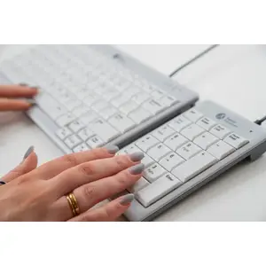 Silent typing.