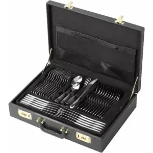Cutlery set Ambition Napoli 72 pieces — stainless steel flatware set, service for multiple place settings