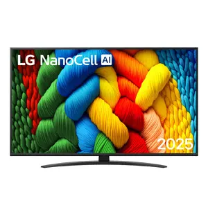 LG NanoCell AI 50NANO81A3A 127 cm (50") 4K Ultra HD Smart TV Wi-Fi Black