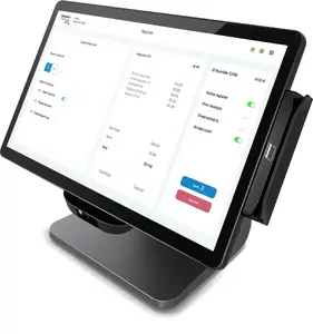 Elo Touch Solutions E849902 15.6 Inch Full HD LED Touchscreen POS Monitor with Intel Celeron Processor 8GB RAM 128GB SSD Windows 11 IoT Enterprise