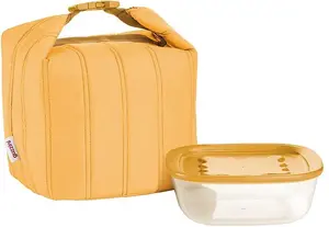Thermal bag Guzzini 32915236 small airtight container, mango yellow
