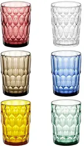 Set of 6 High Cups Guzzini 131402LAR52 — assorted colors, pack of 6