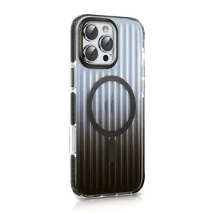 Чехол-куполь Evelatus для Apple iPhone 16 Pro Max EchoWave Vivid MagSafe серебристый