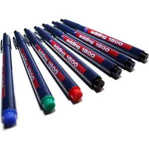 Edding 1800 Profipen Gel Pen, 0.25 mm, Green and Blue Ink