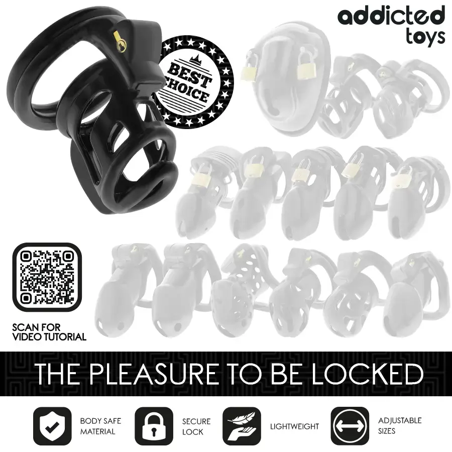Клетка для целомудрия ADDICTED TOYS LOCKED 8,5 см Photo 7