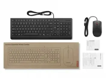 Wired Keyboard and Mouse Lenovo Essential 4X31R64433 Photo 2