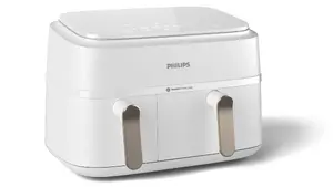Philips 3000 series NA353/10 Аэрофритюрница Двойная 9 л 2750 Вт Сенсорный LED дисплей Серебристый Белый