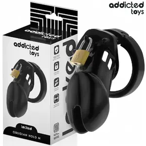 Ciešuma ierīce ADDICTED TOYS LOCKED D-242955, izmērs M, Obsidian