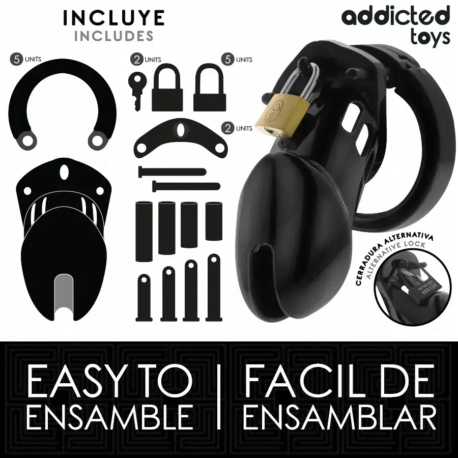 Устройство для целомудрия ADDICTED TOYS LOCKED D-242955 Photo 5