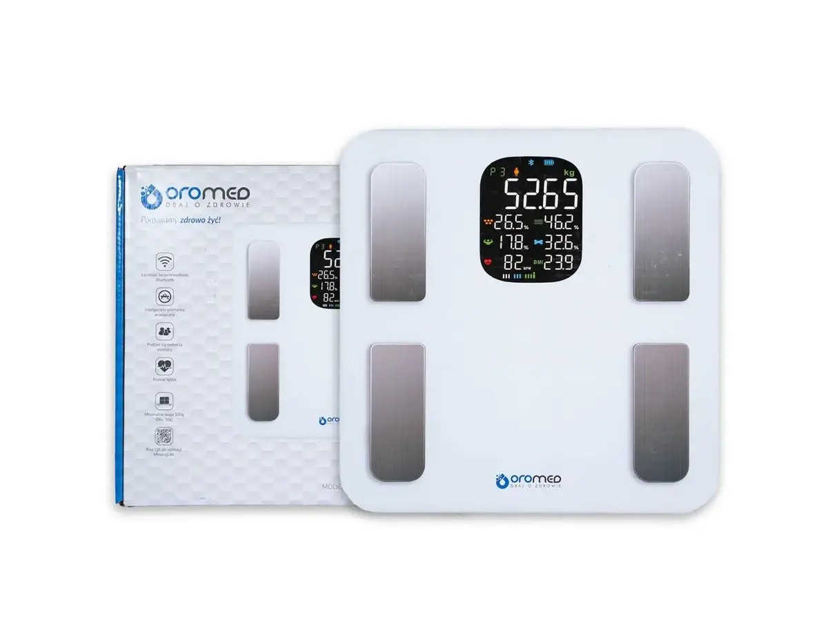 Весы ORO BLUETOOTH SMART WHITE OROMED Photo 3