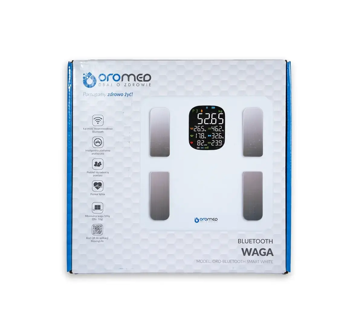 Весы ORO BLUETOOTH SMART WHITE OROMED Photo 5