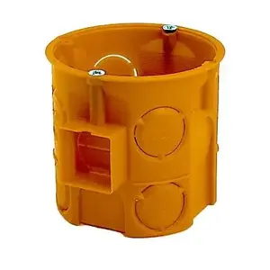 Recessed Deep Junction Box Simet 60 mm with Screws – model 33069008