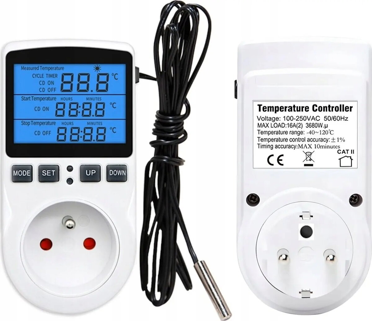 Termostats Eurokomp E6185 230V – temperatūras