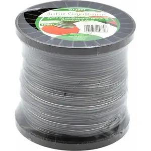 Diegs zāles trimmerim GEKO G73941 pastiprināts kvadrātveida 2,4 mm × 100 m zāles šķēlītēm