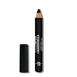 Acu zīmulis Deborah Eyeshadow & Kajal Pencil 01 Black Finish Mat 2 g, krēmveida