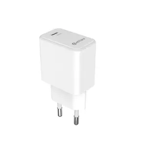 eSTUFF ES635028-BULK Indoor Smartphone Charger AC 100-240 V USB Type-C White Fast Charging Over Voltage Protection
