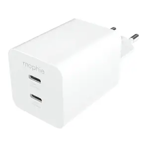 Wall Charger Mophie Essentials 50W 2-Port Fast Charging Universal AC
