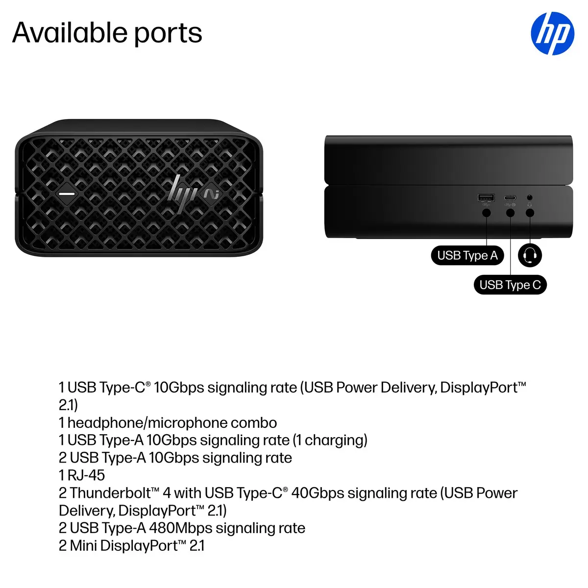HP Z2 G1a Мини-рабочая станция AMD Ryzen AI Max+ PRO 395 Photo 4