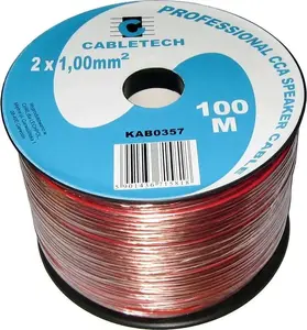 Speaker cable Cabletech CCA 1.0 mm — 1.0 mm conductor for audio connections