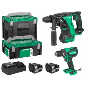 Screwdriver Hikoki Battery kit 18V DS18DBS+DH18DBL with 2x5Ah batteries