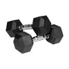 Rebel hēksa gumijotas čuguna hanteles 2×6 kg Photo 2