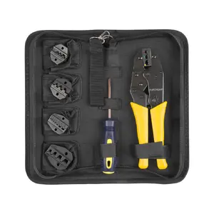 INNE E6110 Crimping Tool with Replaceable Jaws Set