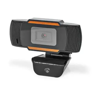 Webcam Nedis WCAM100BK — 2 MP Full HD 1920x1080, USB 2.0, clip mount, black