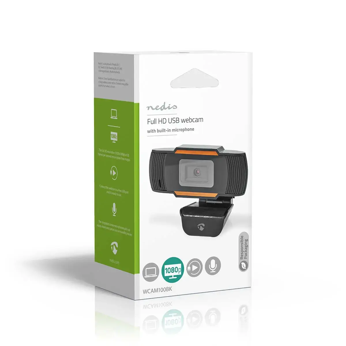 Nedis WCAM100BK webcam — 2 MP Full HD Photo 9