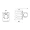 Veļas mazgājamā BEKO BM3WFSU48415ADC 8 kg Photo 7