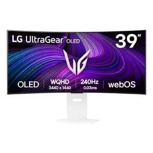 39" OLED монитор LG 39GX90SA-W — 3440 x 1440, 21:9, изогнутый, встроенные динамики, VESA, USB-C