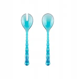 Salad servers Guzzini VANITY Sea blue – set of serving utensils, model 129600AR81