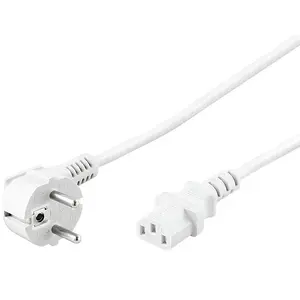 Сетевой кабель PREMIUMCORD kpsp3w 230В 3 м белый для компьютера