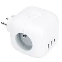 Sadalītājs Solight P110C — 3x16A, USB-A, USB-C Photo 4