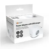 Sadalītājs Solight P110C — 3x16A, USB-A, USB-C Photo 7