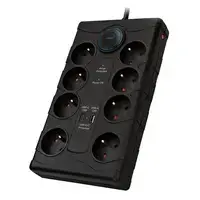 Solight PO80B Surge Protector with USB Ports Photo 3