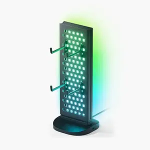 Desk Dock Nanoleaf N7602K00-1LB priekš perforētās paneļa — pielāgojams dizains Nanoleaf piederumiem
