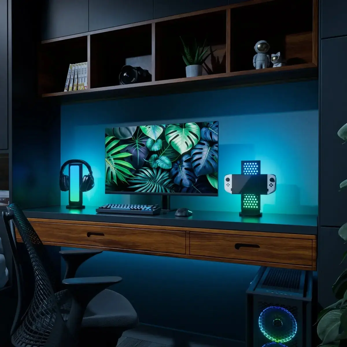 Desk Dock Nanoleaf N7602K00-1LB для перфорированной панели Photo 4