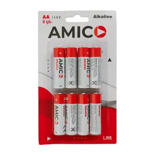 AA battery AMICO 9141823 — single AA alkaline cell (model 9141823)
