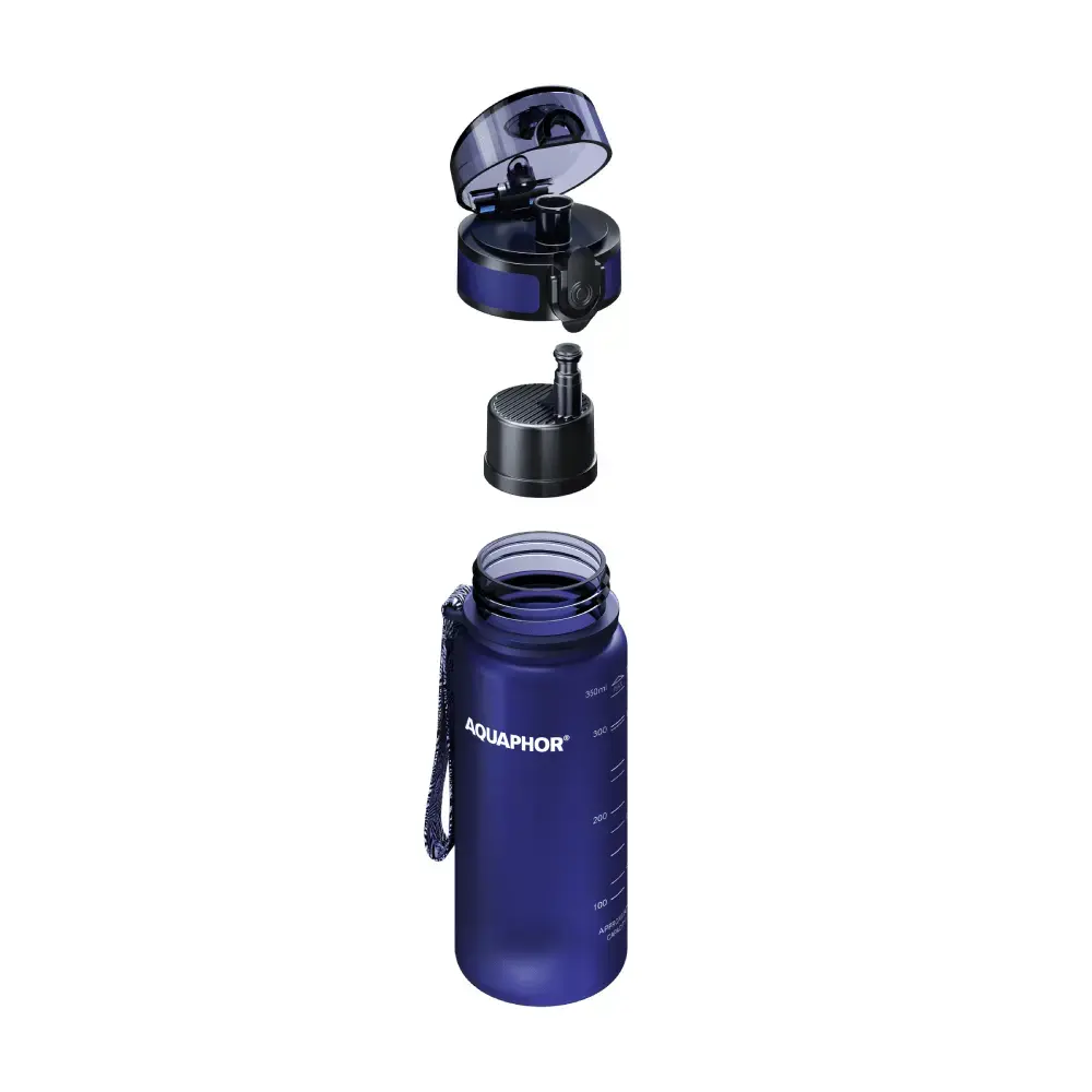 Фильтровальная бутылка Aquaphor City 350 мл (тёмно‑синяя) Photo 3
