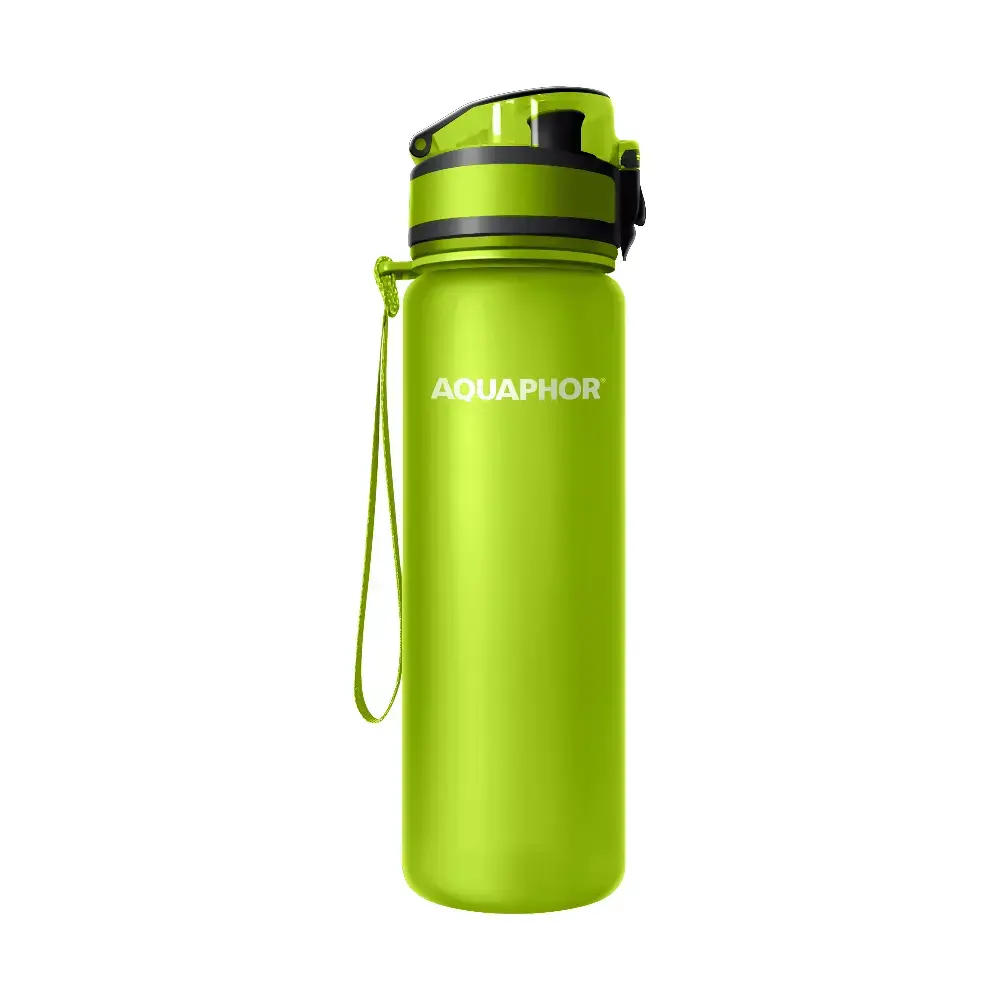 Filtrējoša pudele Aquaphor City 500 ml laima zaļa, aizvietojams filtrs Photo 2