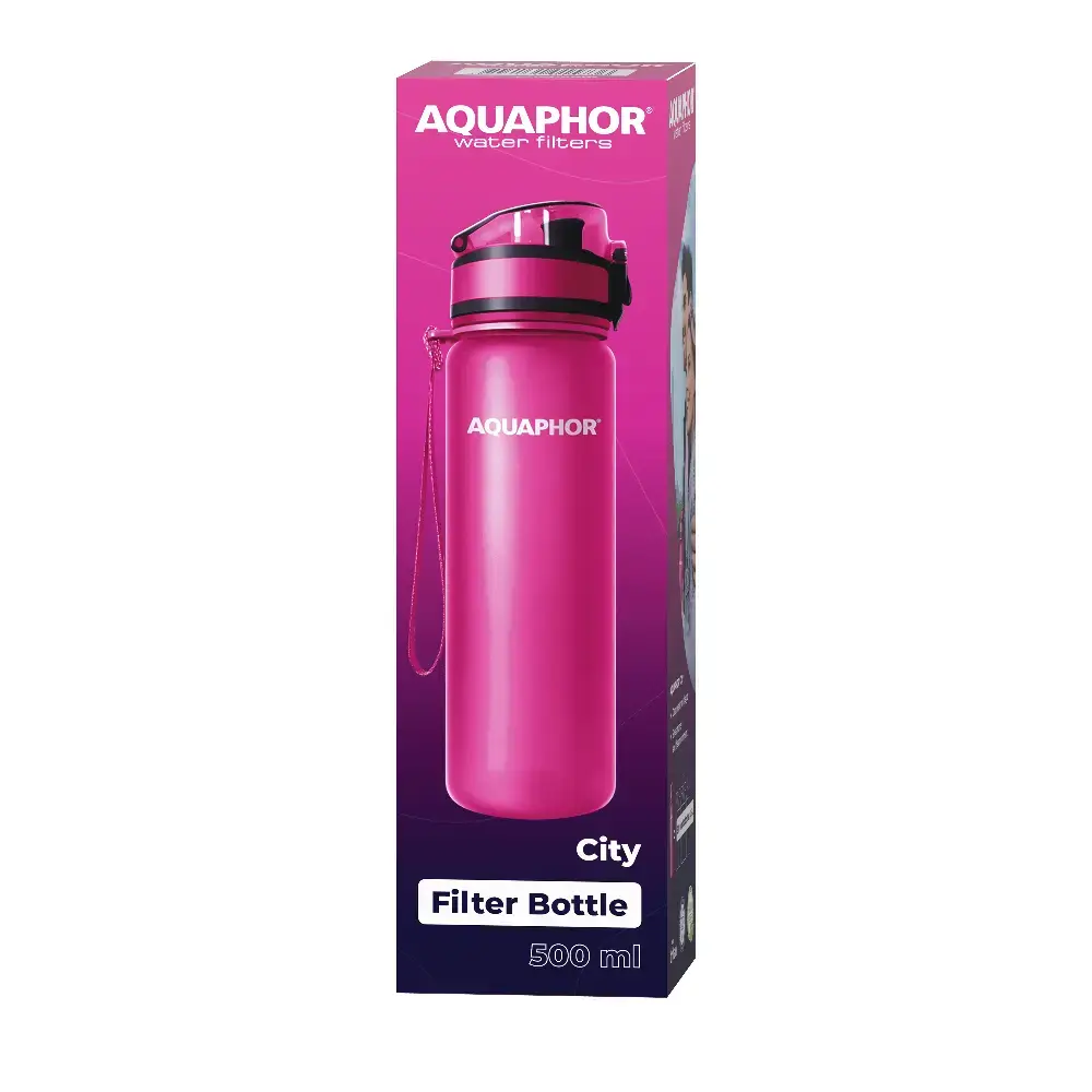 Aquaphor Filter Bottle City 500 ml filtrēšanas pudele Photo 4