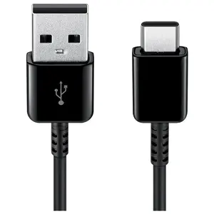 Fusion 6309 USB-A uz USB-C datu pārraides un uzlādes kabelis 1m melns